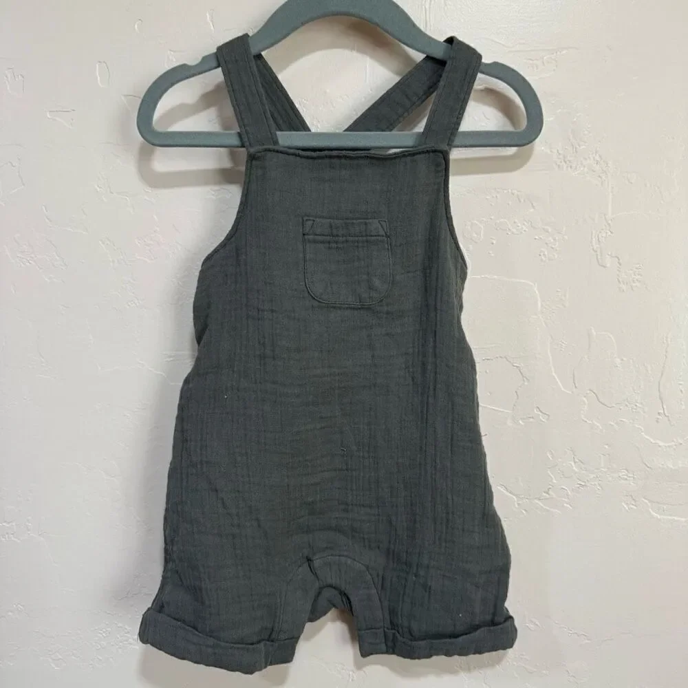 Gap Baby 6-12m grey lightweight overalls